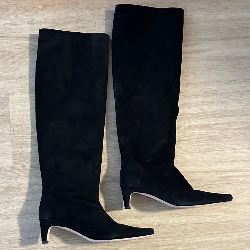 STAUD WALLY BOOT BLACK SUEDE - Picture 2 of 10